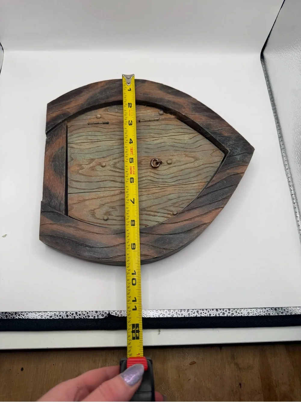 Fairy Door Wall Cabinet Hidden Storage Shelf Woodland Cottage Decor 12”